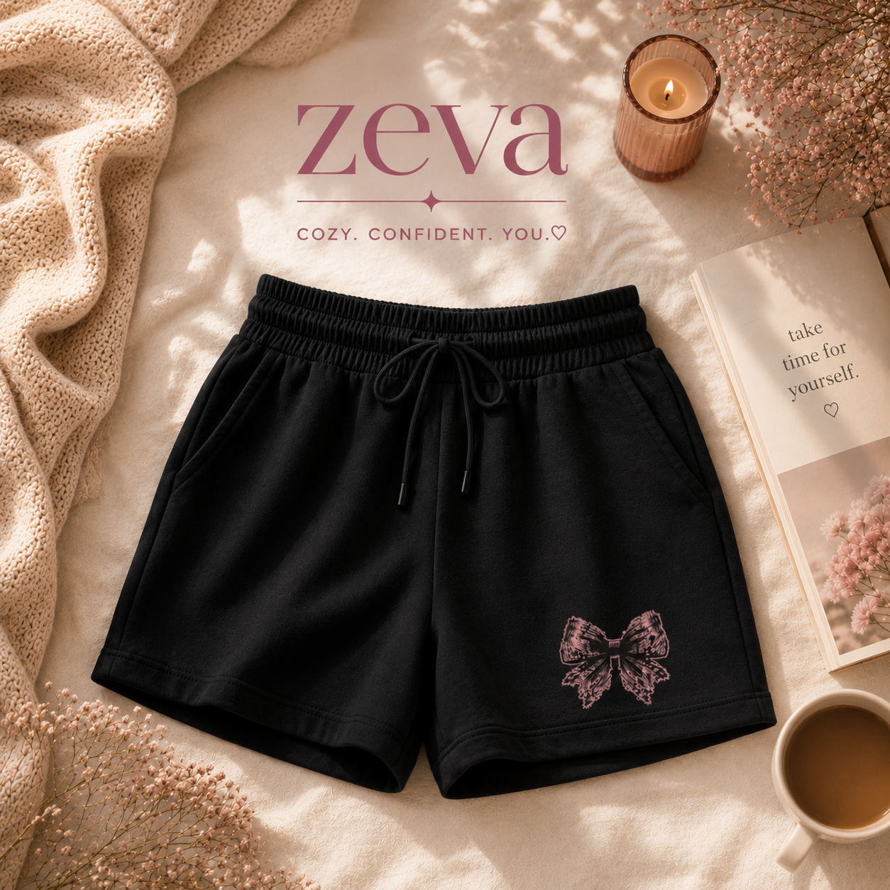 ZEVA Daisy Dream Bow Shorts