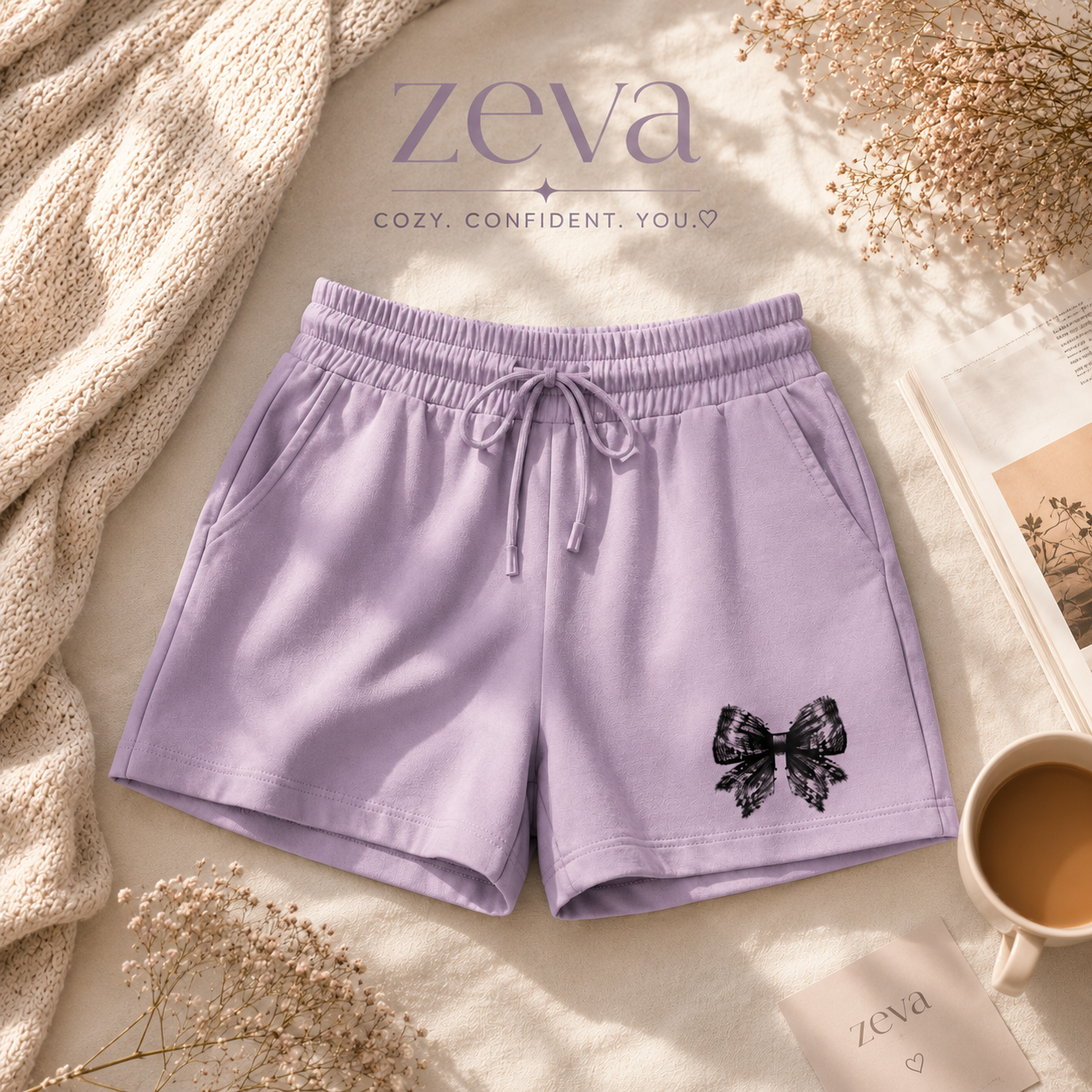 ZEVA Daisy Dream Bow Shorts